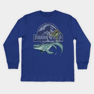 The Colossal Swimming Creature Kids Long Sleeve T-Shirt